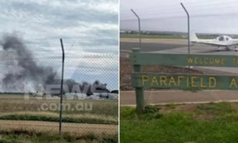 Small Plane Crashes into Hangar at Parafield Airport Near Adelaide
