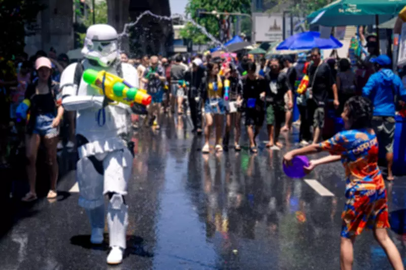 Songkran Festival: Water Splashing Marks Thai New Year Celebrations