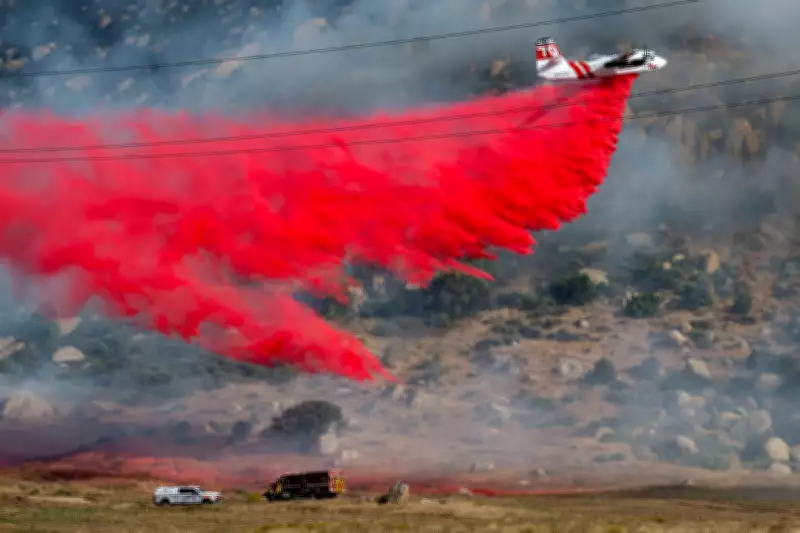 Springs Fire Wildfire Expands Rapidly in Southern California, Forcing Evacuations