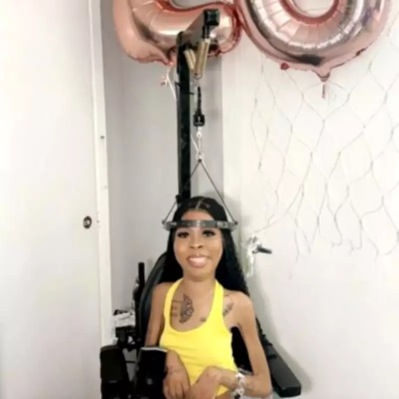 Steffni Randle Defies Duchenne Diagnosis with 15-Screw Halo Brace