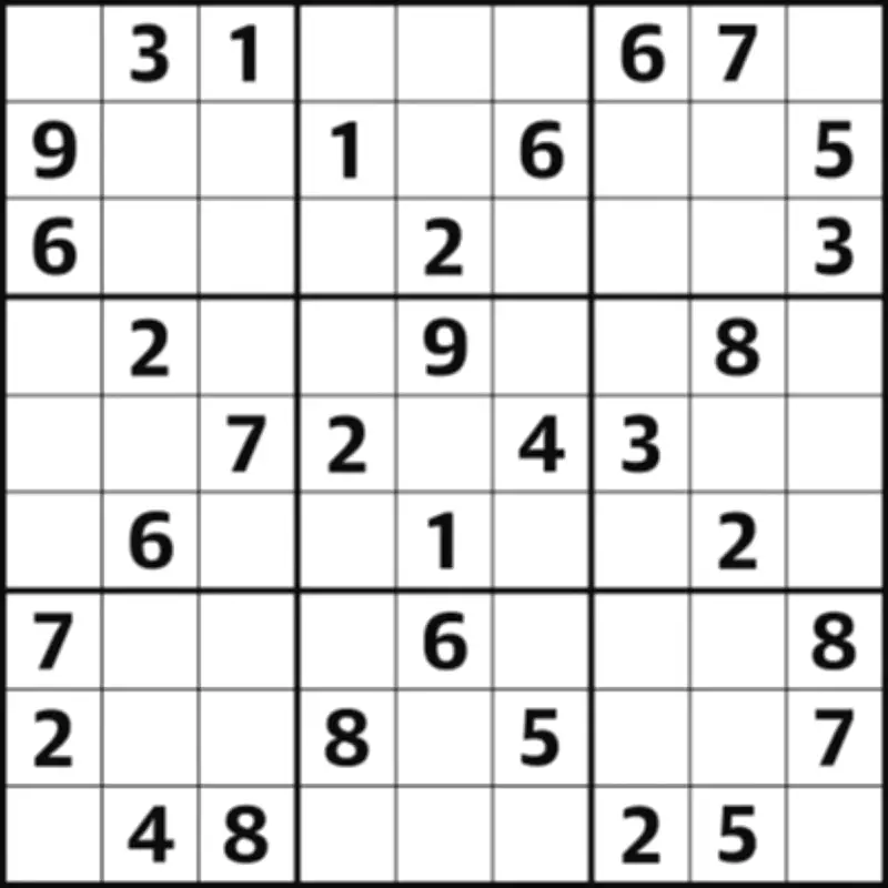 Sudoku 7287 Hard: A Challenging Puzzle for Dedicated Enthusiasts