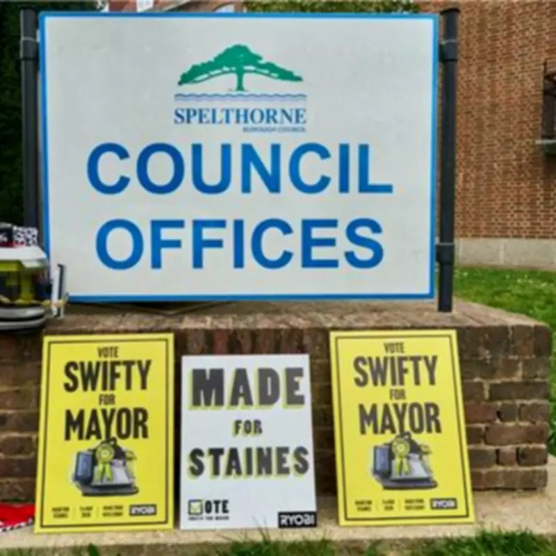 Swifty the Spot Cleaner Applies to Run for Staines Mayor in Local Election