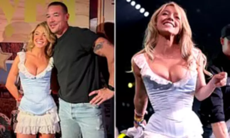 Sydney Sweeney Stuns in Racy Corset at Stagecoach Festival