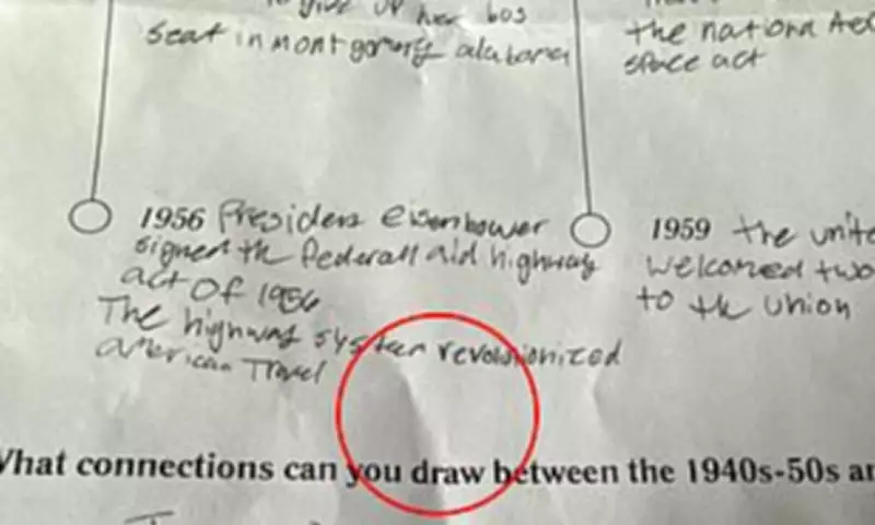 Teacher Stumped by Student's Literal Interpretation of History Homework