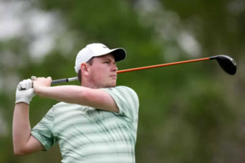 Texas Open Suspended: MacIntyre and Aberg Lead as Storms Force Play to Sunday