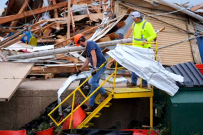 Texas Tornado Injures Five, Flattens Buildings and Tears Roofs