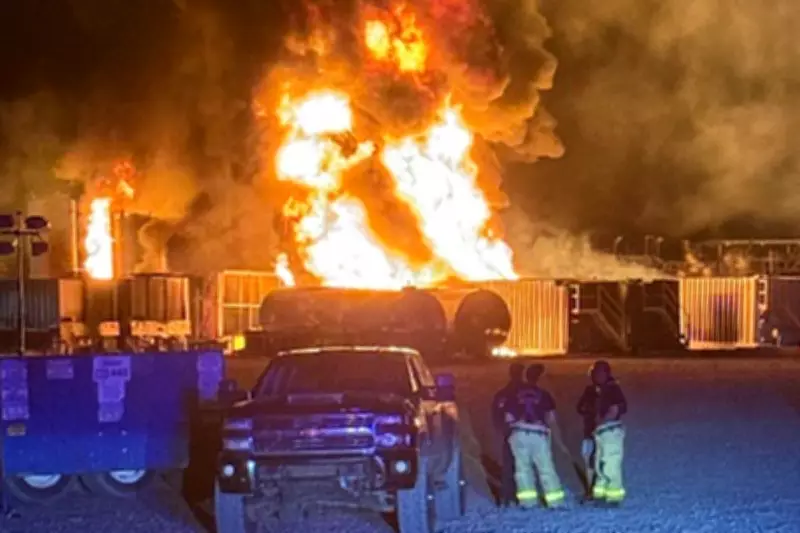Texas Well Site Explosion Ignites Major Fire, Forces Evacuations