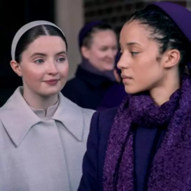 The Testaments Star Reveals Hidden Challenge of Gilead's Restrictive Costumes