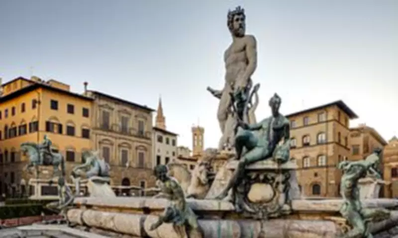 Tourist Arrested in Florence for Climbing Neptune Statue and Touching Genitals