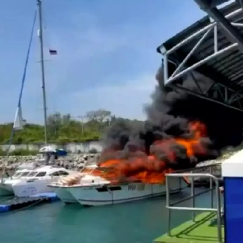 Tourist Boat Fire in Phuket Leaves Five Injured and One Missing