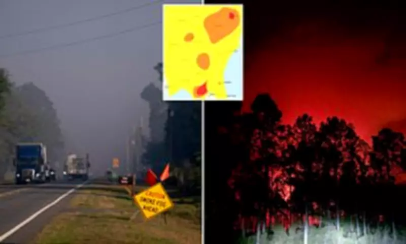 Toxic Wildfire Smoke Engulfs Southeast US, Millions Urged to Stay Indoors