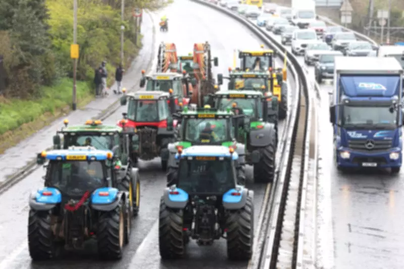 Tractor Convoy Disrupts Belfast Traffic Amid Fuel Protest Warnings