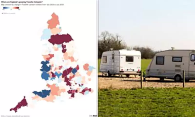 Traveller Caravan Numbers Surge Five-Fold Across England Amid Planning Controversies