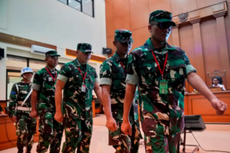 Trial Opens for 4 Indonesian Military Members in Acid Attack on Activist