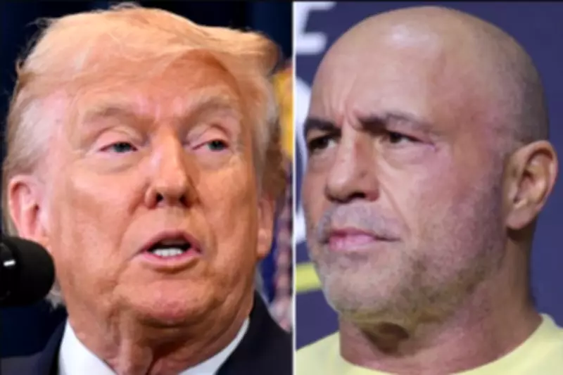 Trump and Rogan Share UFC 327 Handshake Despite Months of Podcast Criticism