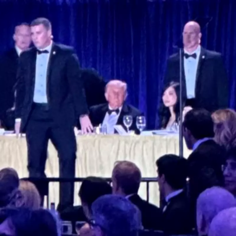 Trump Evacuated After Shots Fired at White House Correspondents' Dinner