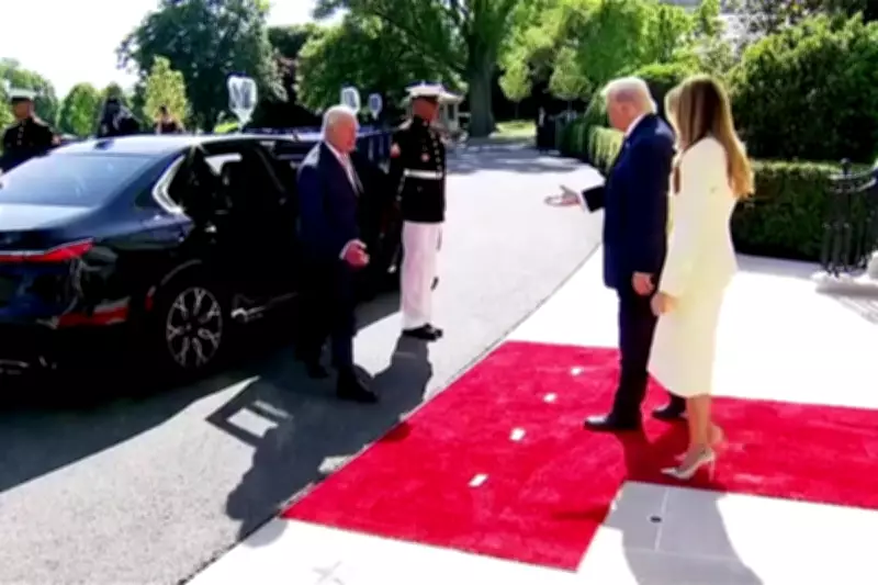 Trump Greets King Charles with Firm Handshake During Royal US Visit