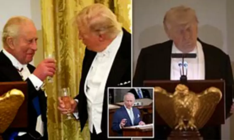 Trump Jokes King Charles Got Democrats to Stand, Something He Couldn't Do