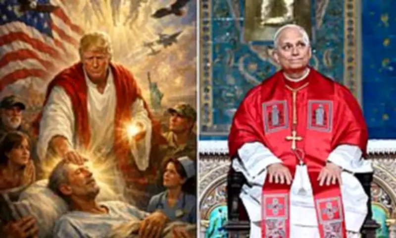 Trump Sparks Outrage with AI Christ Image and Attack on Pope Leo XIV