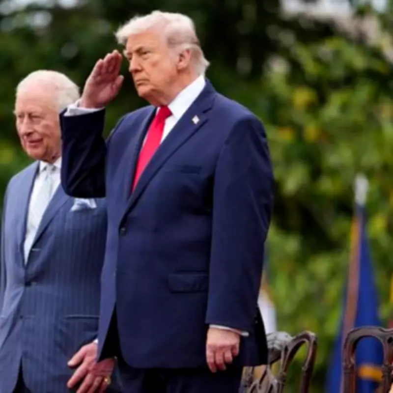 Trump Tells King Charles 'Sit Down Now' in White House Exchange
