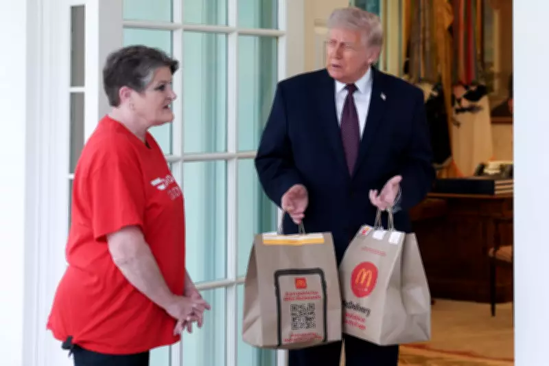 Trump's Bizarre 24 Hours: Feuding with Pope, AI Jesus, and DoorDash McDonald's