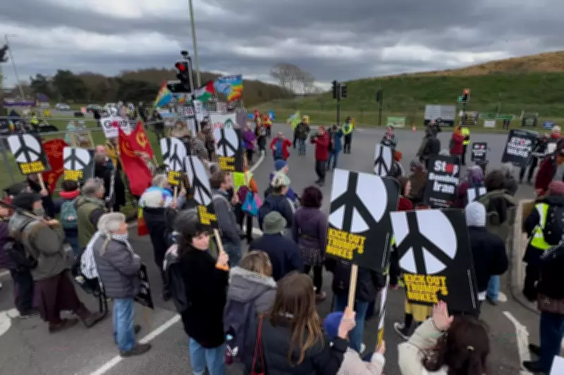 Two Arrested at RAF Lakenheath Peace Protest Over Iran War Concerns