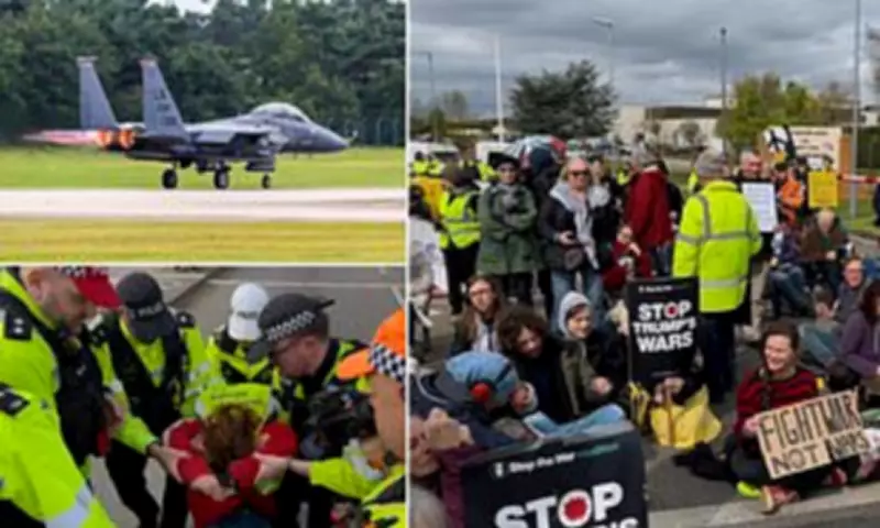 Two Arrested at RAF Lakenheath Protest Over US Military Role in Iran Conflict