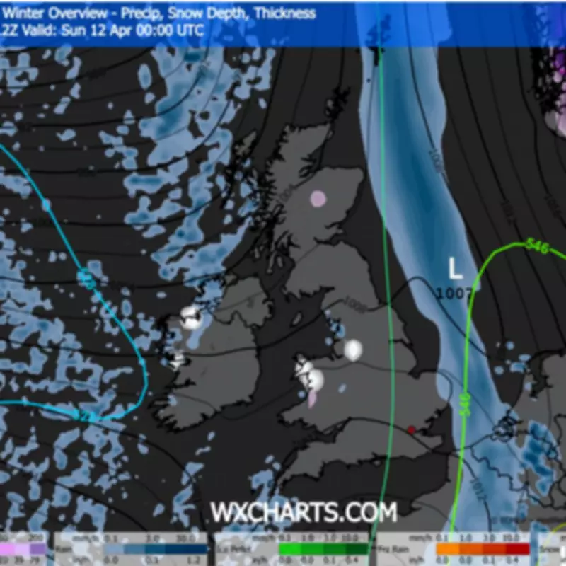 UK Braces for Snow Blanket as Temperatures Plummet to -1C This Weekend