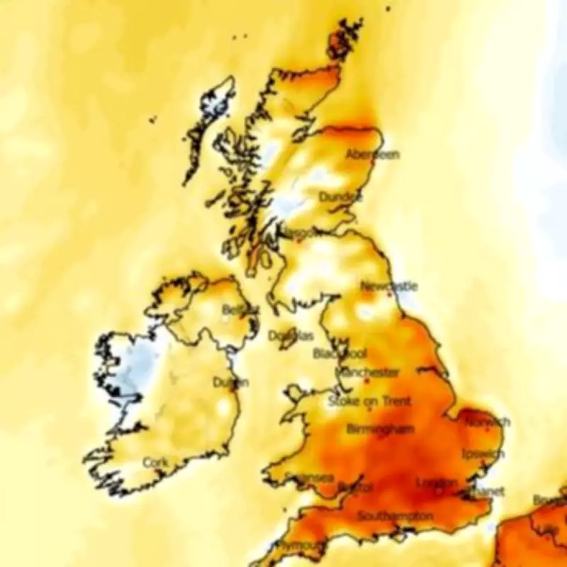 UK Weather Maps Forecast 22C Heat Surge Over Three Days Across 24 Counties