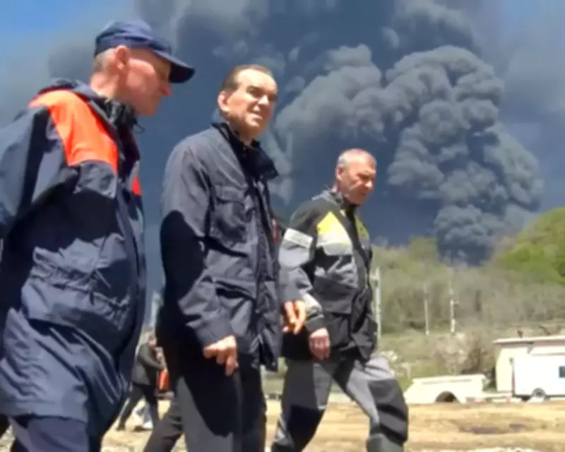 Ukrainian Drone Strike Hits Russian Oil Refinery Again, Causing Major Fire