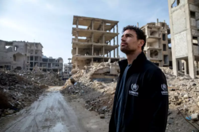 UNHCR Ambassador Theo James Warns of Lebanon's Fragile Safety Amid War