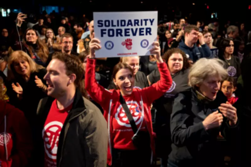 Union Now Rally in NYC Marks Push to Revive US Labor Movement