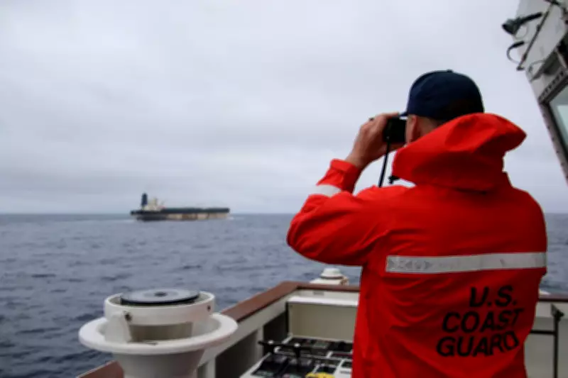 US Coast Guard Searches Pacific for Six Missing After Cargo Ship Vanishes in Typhoon