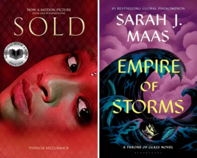 US Libraries Face Record Book Bans in 2025, Led by Sold and Empire of Storms