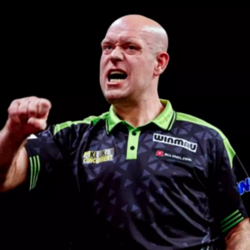 Van Gerwen Vows to Quit Darts if Defeated by Unterbuchner After Fiery Clash