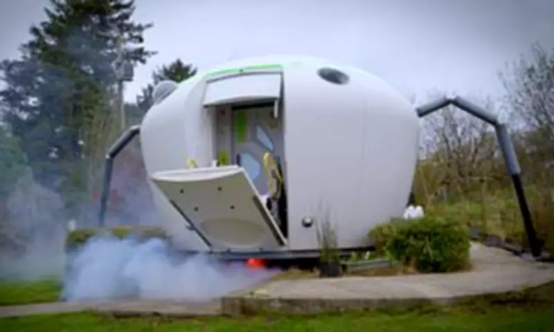 Welsh UFO Glamping Pod with NASA Tech Featured on Channel 4 Show