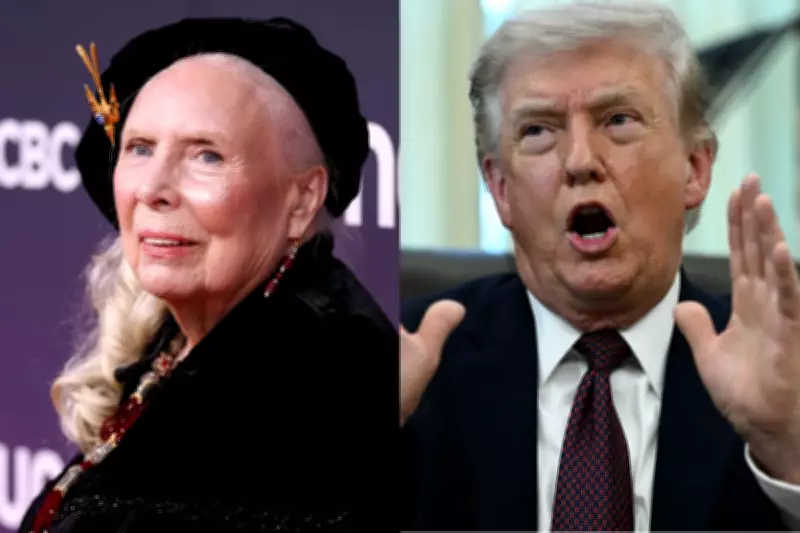 White House Snubs Joni Mitchell with Six-Word Retort After Trump Criticism