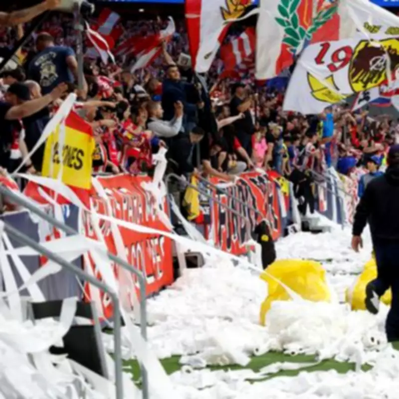 Why Atletico Madrid Fans Threw Toilet Paper During Arsenal Clash