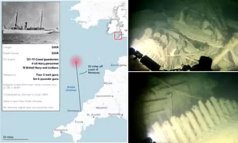 WWI US Navy Shipwreck Tampa Discovered Off Cornwall After 108 Years