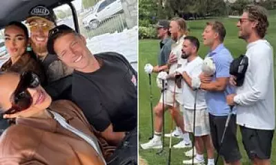 49ers Stars McCaffrey and Kittle Sing National Anthem Before Golf Game