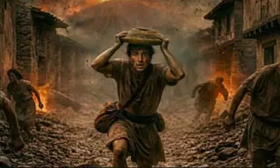 AI Reconstructs Face of Pompeii Victim Fleeing Vesuvius Eruption