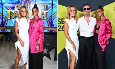 Amanda Holden and Alesha Dixon Dazzle at ITV Showcase with Simon Cowell