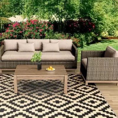 Amazon's £19 Outdoor Rug 'Transforms Gardens' and Is Durable Even in Winter