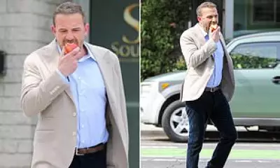 Ben Affleck Spotted Munching Apple in LA Amid Attempt to Quit Smoking