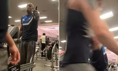 Bodybuilder Banned from Gym for Shoving Man Who Walked into His Video