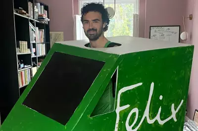 Brother's Marathon Tribute in Felix Project Van Costume Aims for World Record