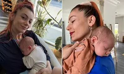 Dianne Buswell Shares Adorable Glimpse of Newborn Son Bowden in Brighton