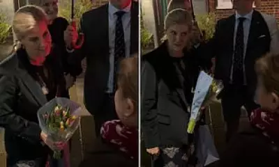 Duchess of Edinburgh Wins Praise for Gracious Fan Interaction in London Rain