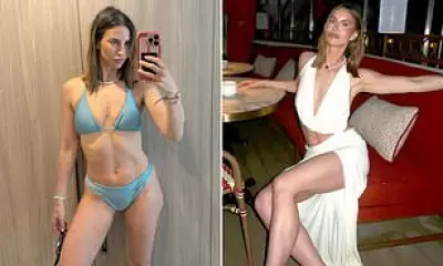 Ferne McCann Shows Toned Abs in Blue Bikini After Transformative Marbella Retreat