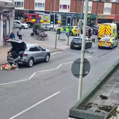 Ford Kuga Crashes into Wigston Japanese Restaurant, One Hospitalised